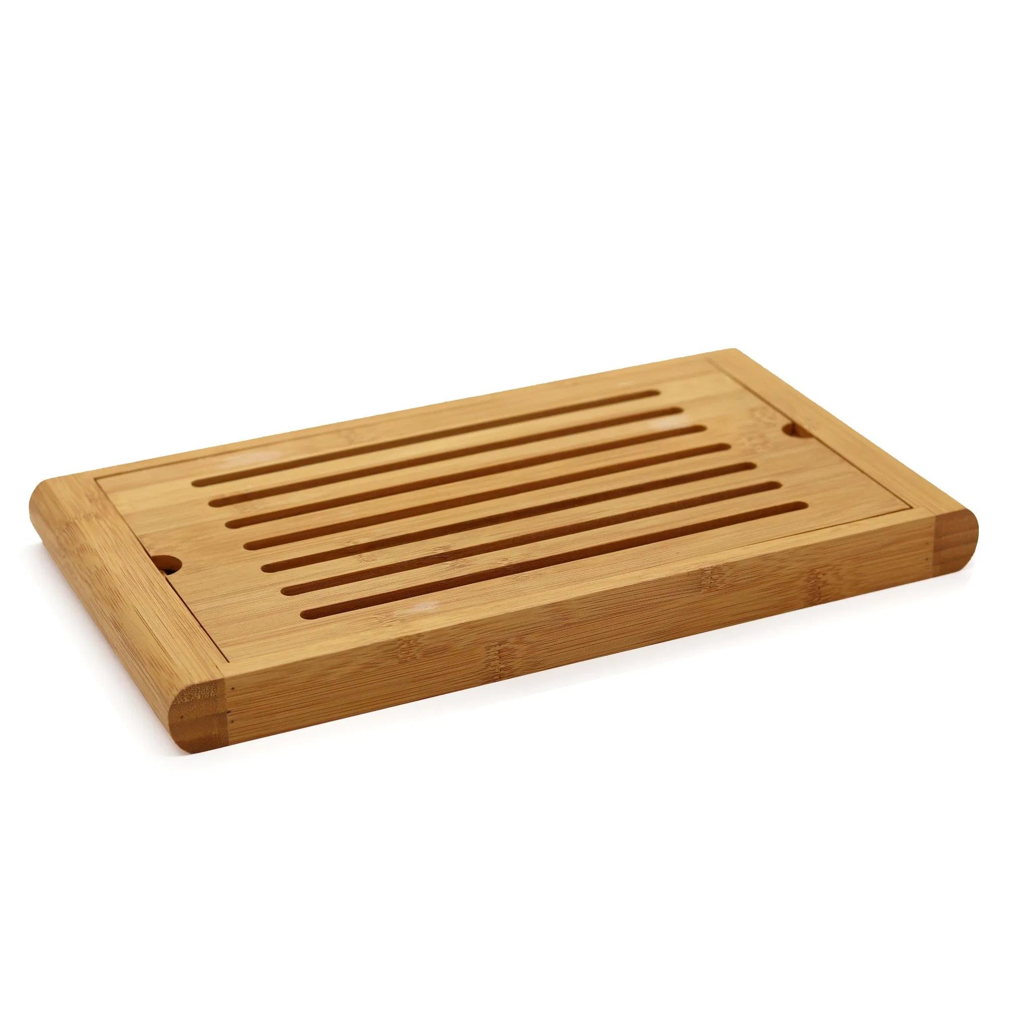 Eco-Friendly Bamboo Tea Tray with Natural Retro Design