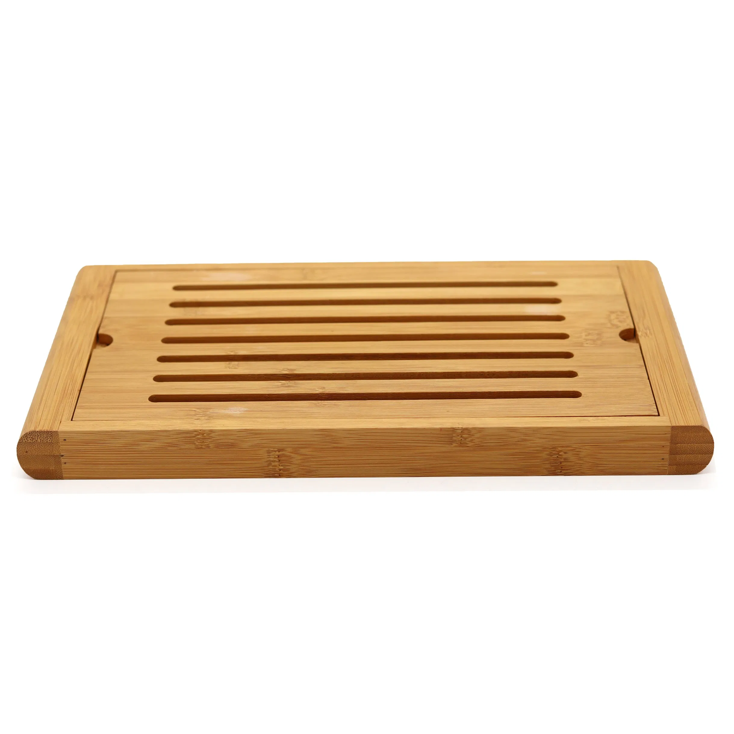 Eco-Friendly Bamboo Tea Tray with Natural Retro Design