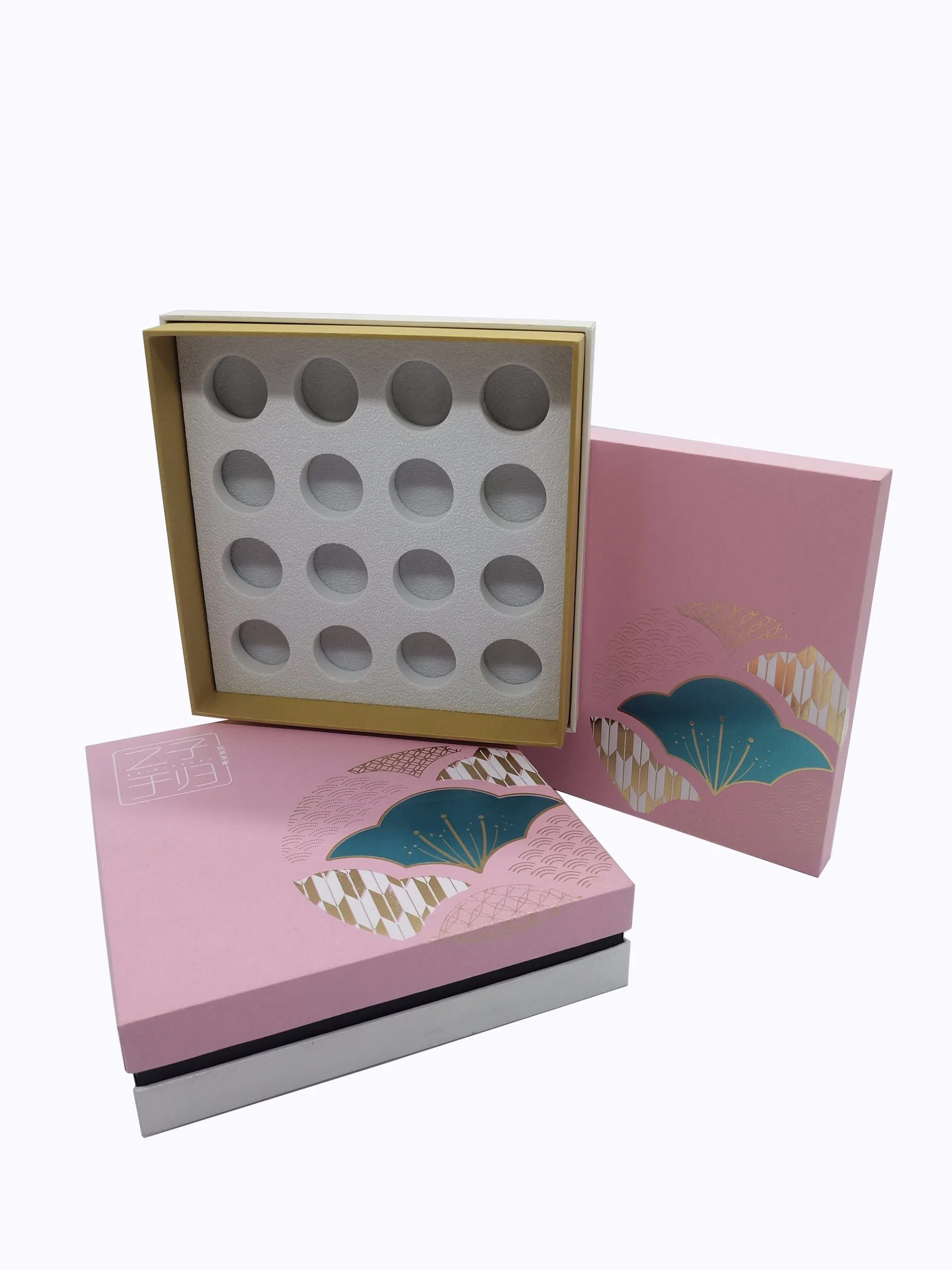 High End Hot Stamping Paper Tea Packaging Health Care Oil Gift Box