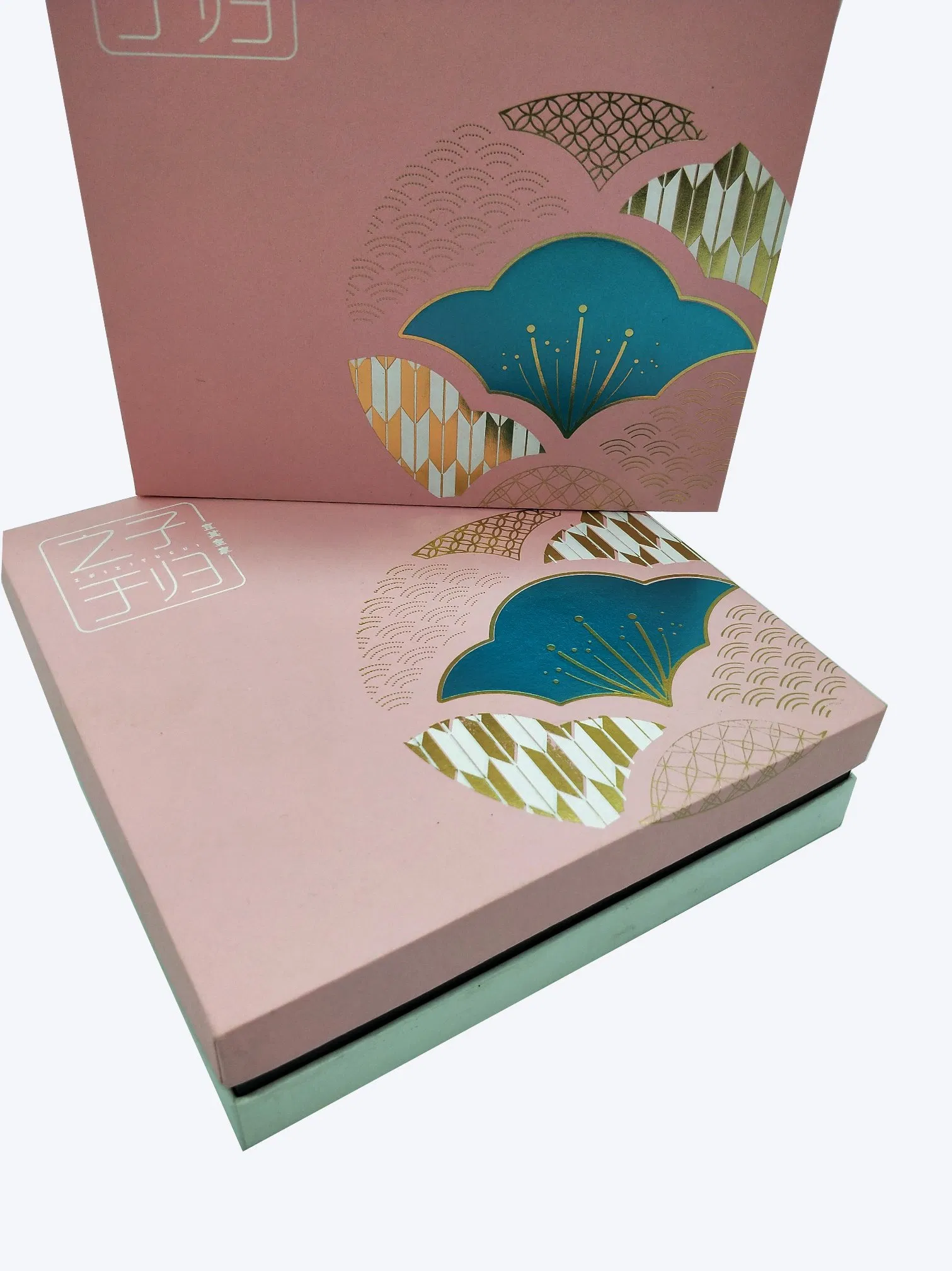 High End Hot Stamping Paper Tea Packaging Health Care Oil Gift Box