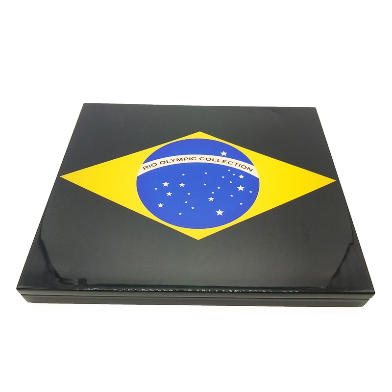 High Gloss Wooden Medal Storage Packaging Gift Box Medal Souvenir Packaging Gift Box