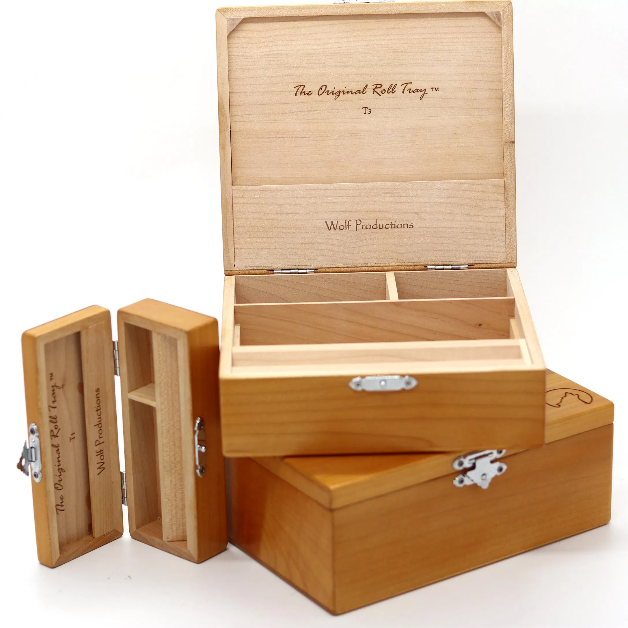 High Luxury Pine Wood Essential Oil Packaging Gift Cosmetic Box