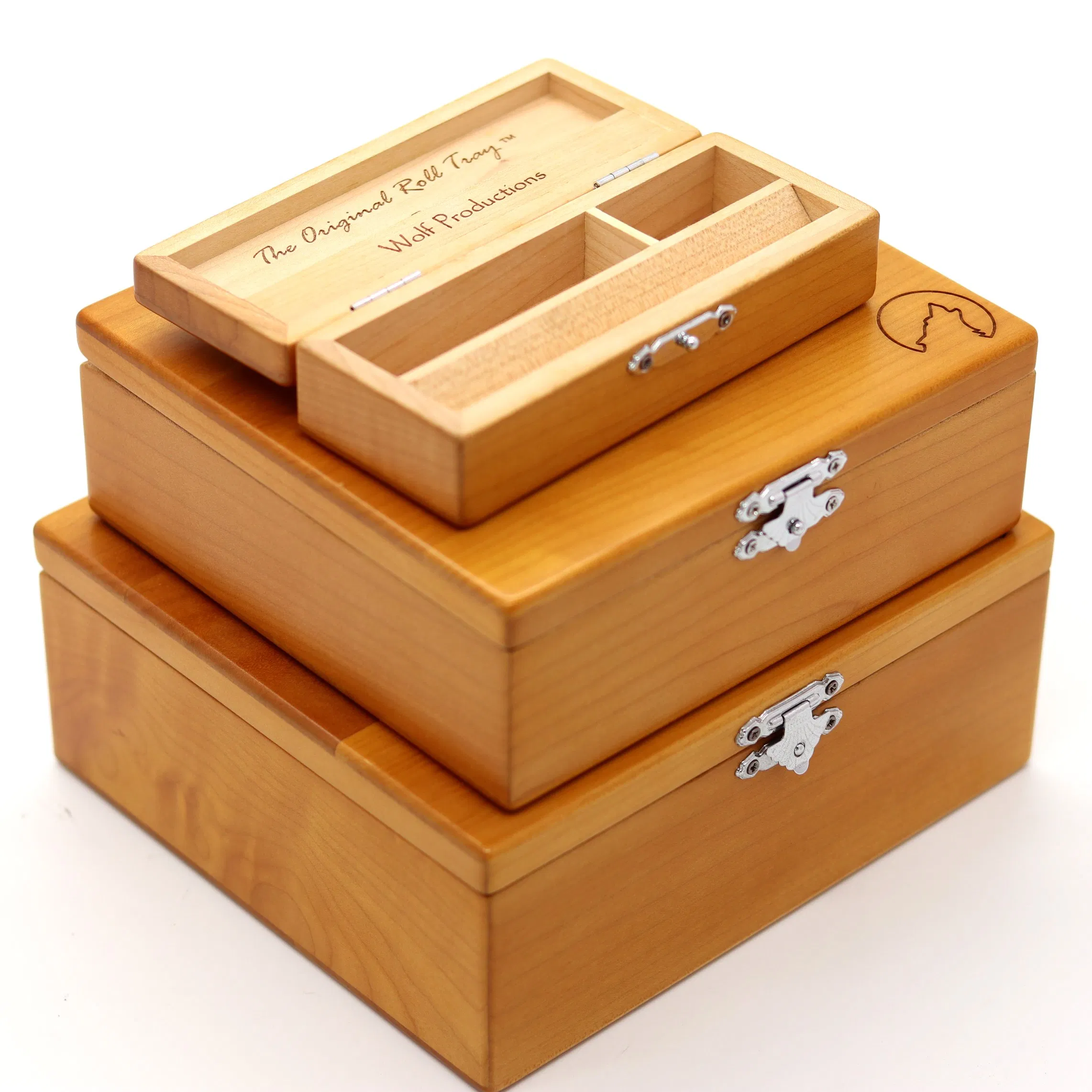 High Luxury Pine Wood Essential Oil Packaging Gift Cosmetic Box