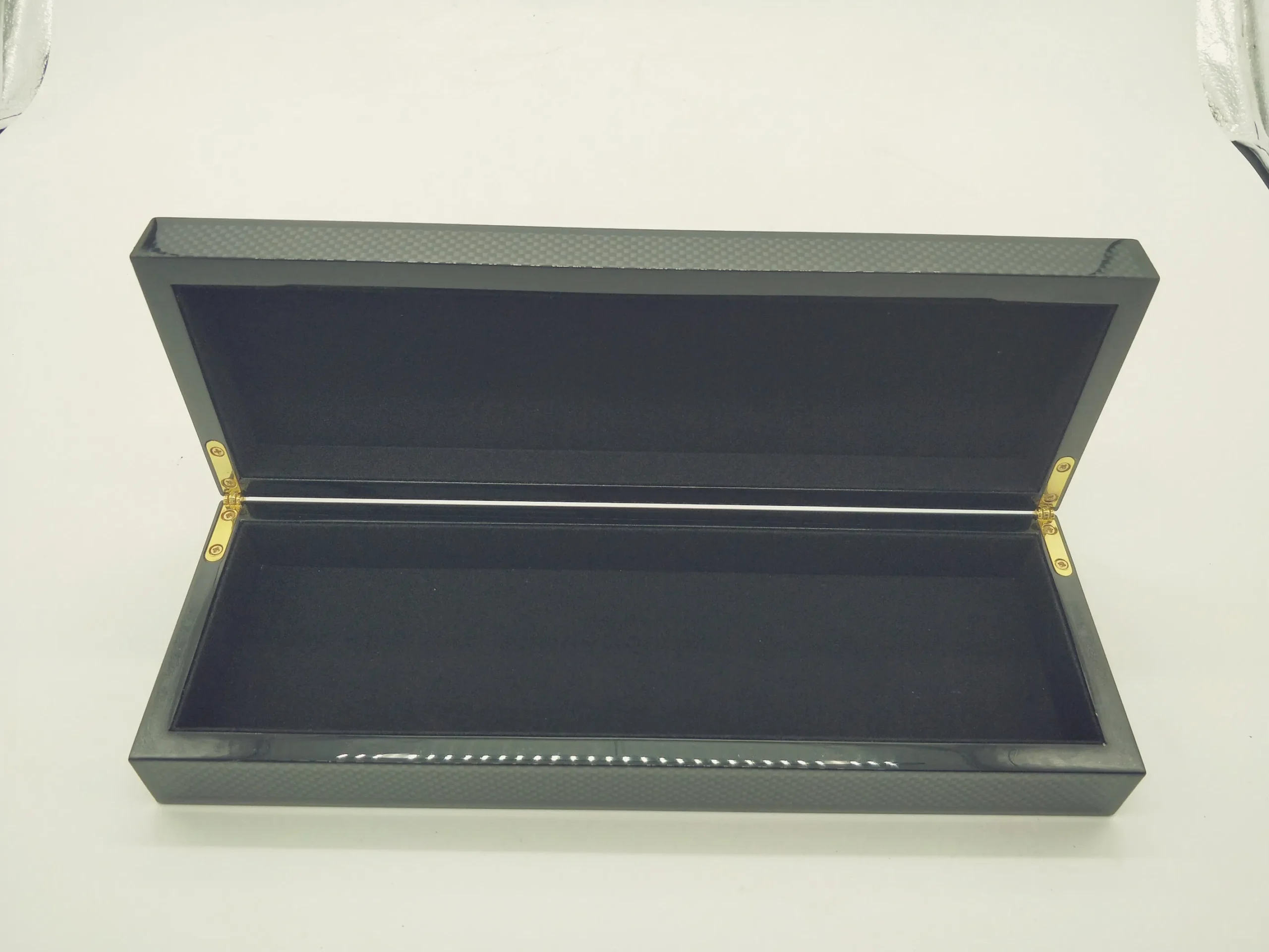 Luxury Carbon Fiber Wooden Medicine Packaging Health Care Gift Box