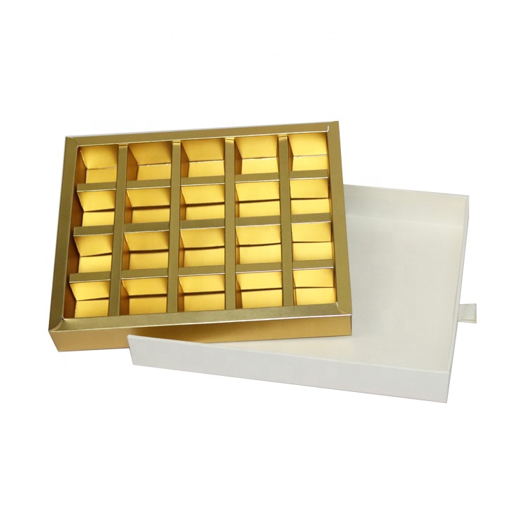 Luxury Custom Design Chocolate Packaging Gift Box with Drawer Insert