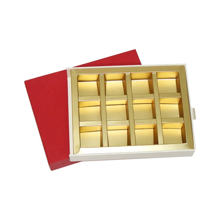 Luxury Custom Design Chocolate Packaging Gift Box with Drawer Insert