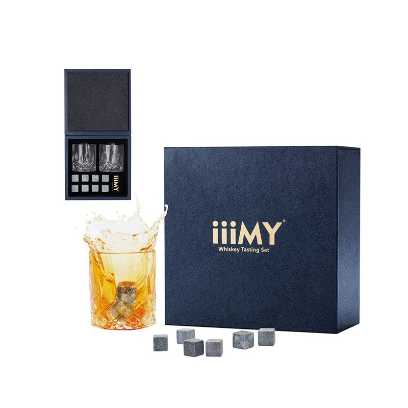 Luxury Whiskey Cup Gift Set Wine Box for Father/Husband/Men’s Gift