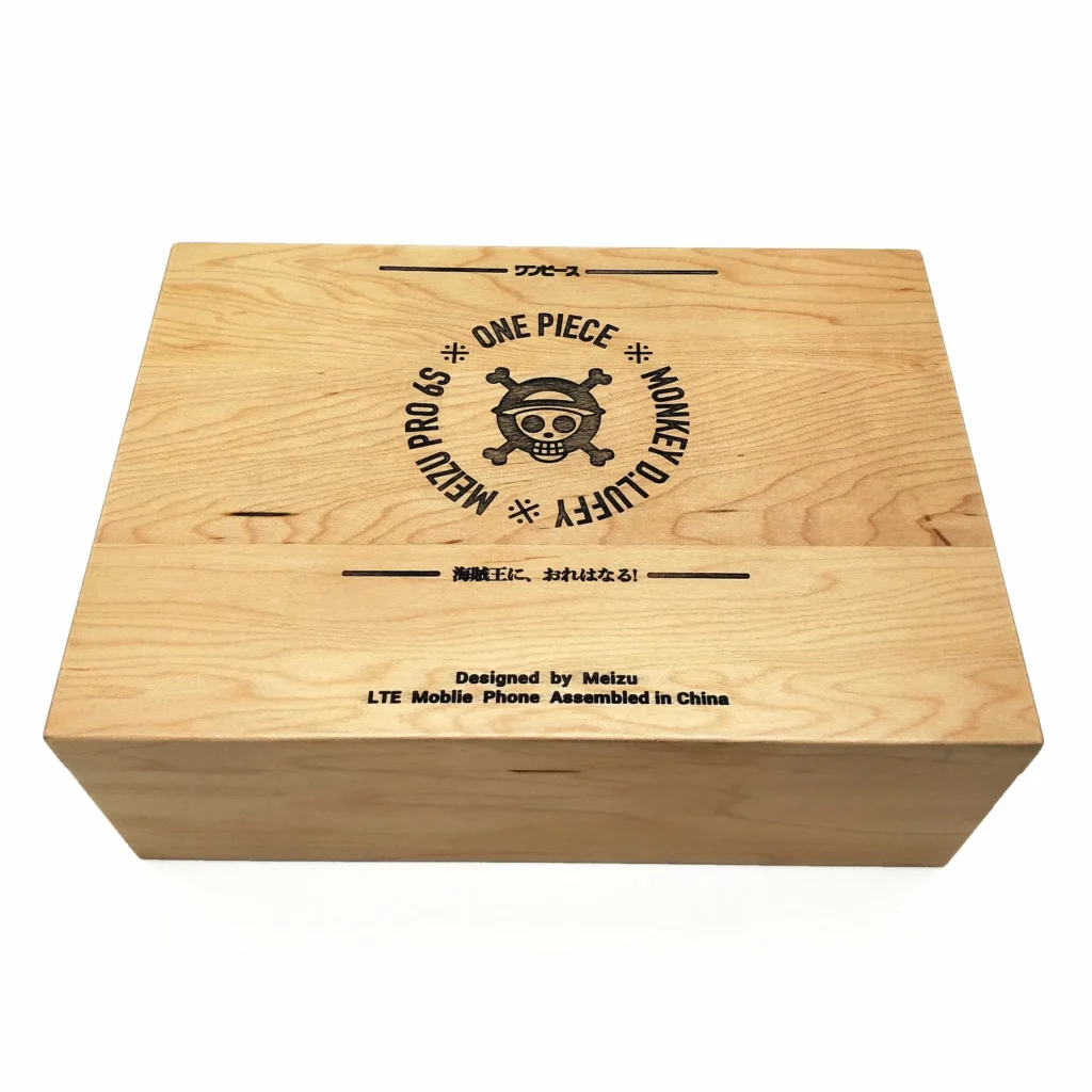 Natural Pine Solid Wood Lte Mobile Phone Packaging Gift Box