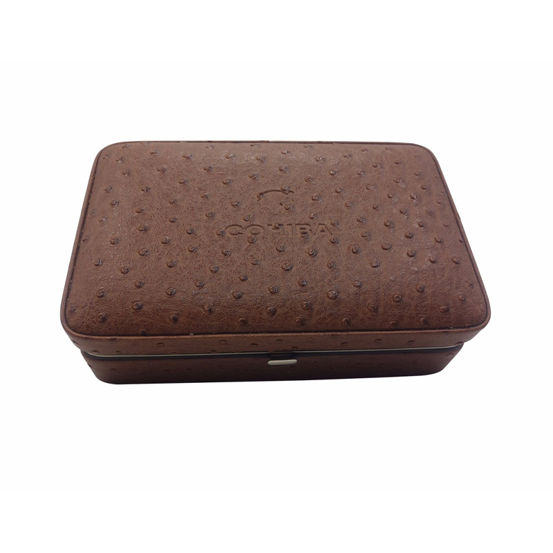 OEM High End Design PU Leather Cigar Gift Packaging Box for Storage