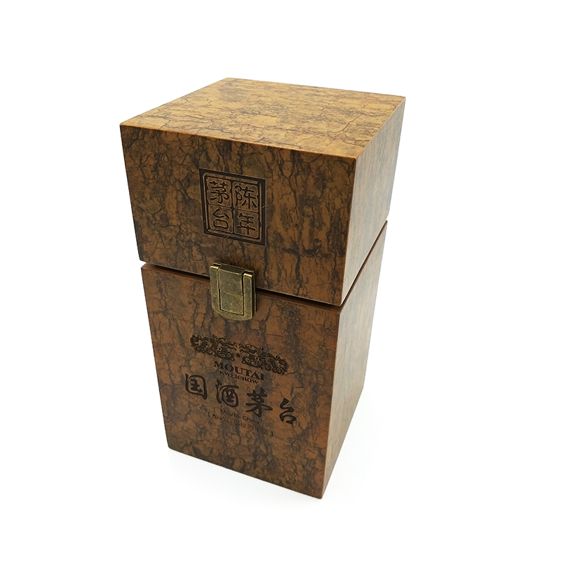 OEM Logo Moutai Wooden Packaging Gift Box Wine Storage Box
