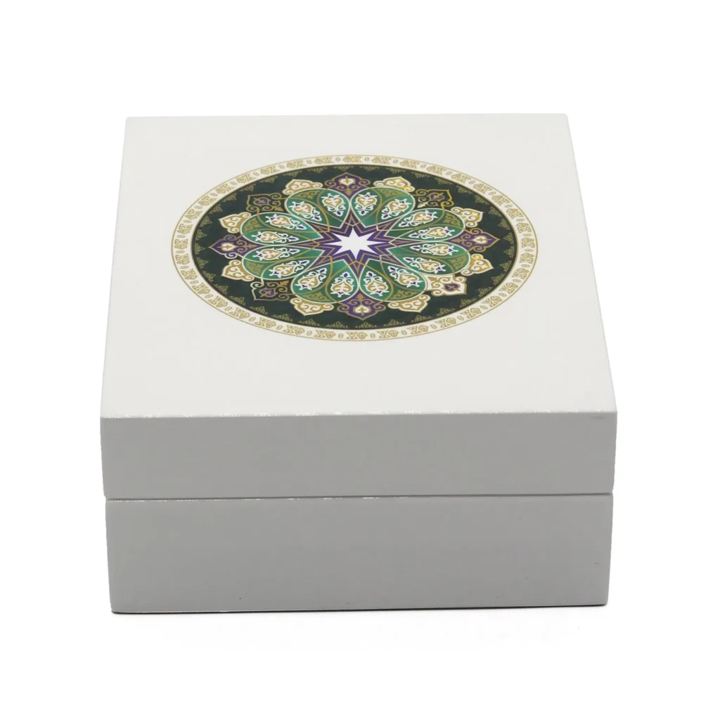OEM Wooden Packaging Fashion White Jewelry Gift Box for Ring