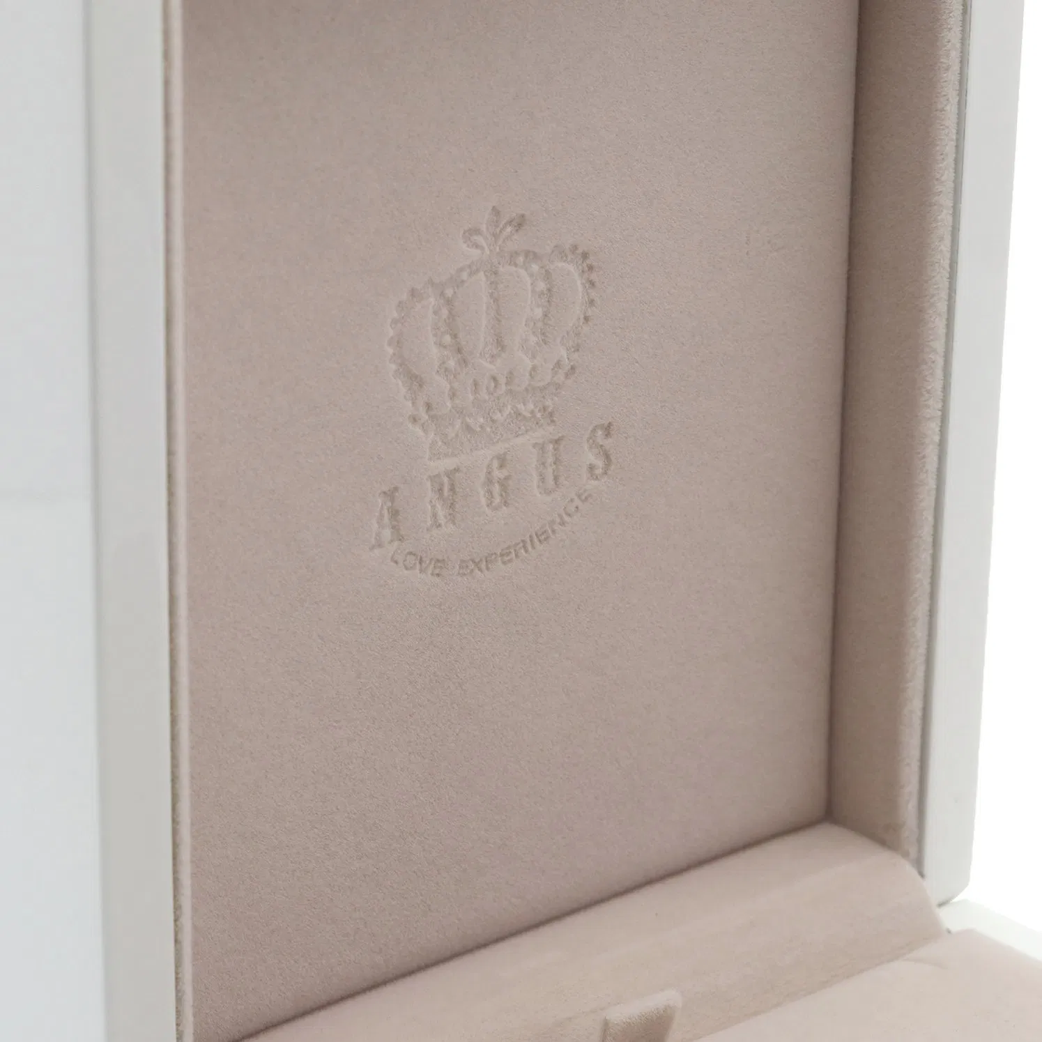 OEM Wooden Packaging Fashion White Jewelry Gift Box for Ring