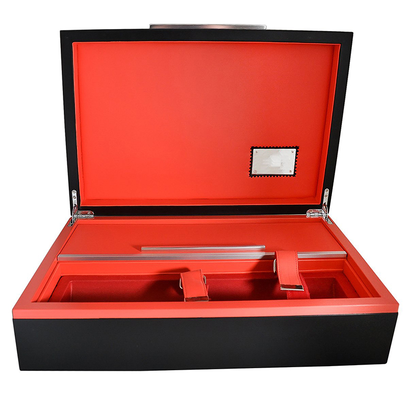 Wooden Luxury Wine Set Storage Box with Electric Wine Opener/Stopper