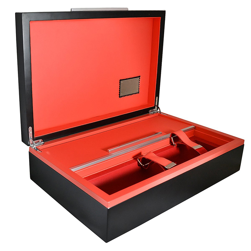 Wooden Luxury Wine Set Storage Box with Electric Wine Opener/Stopper