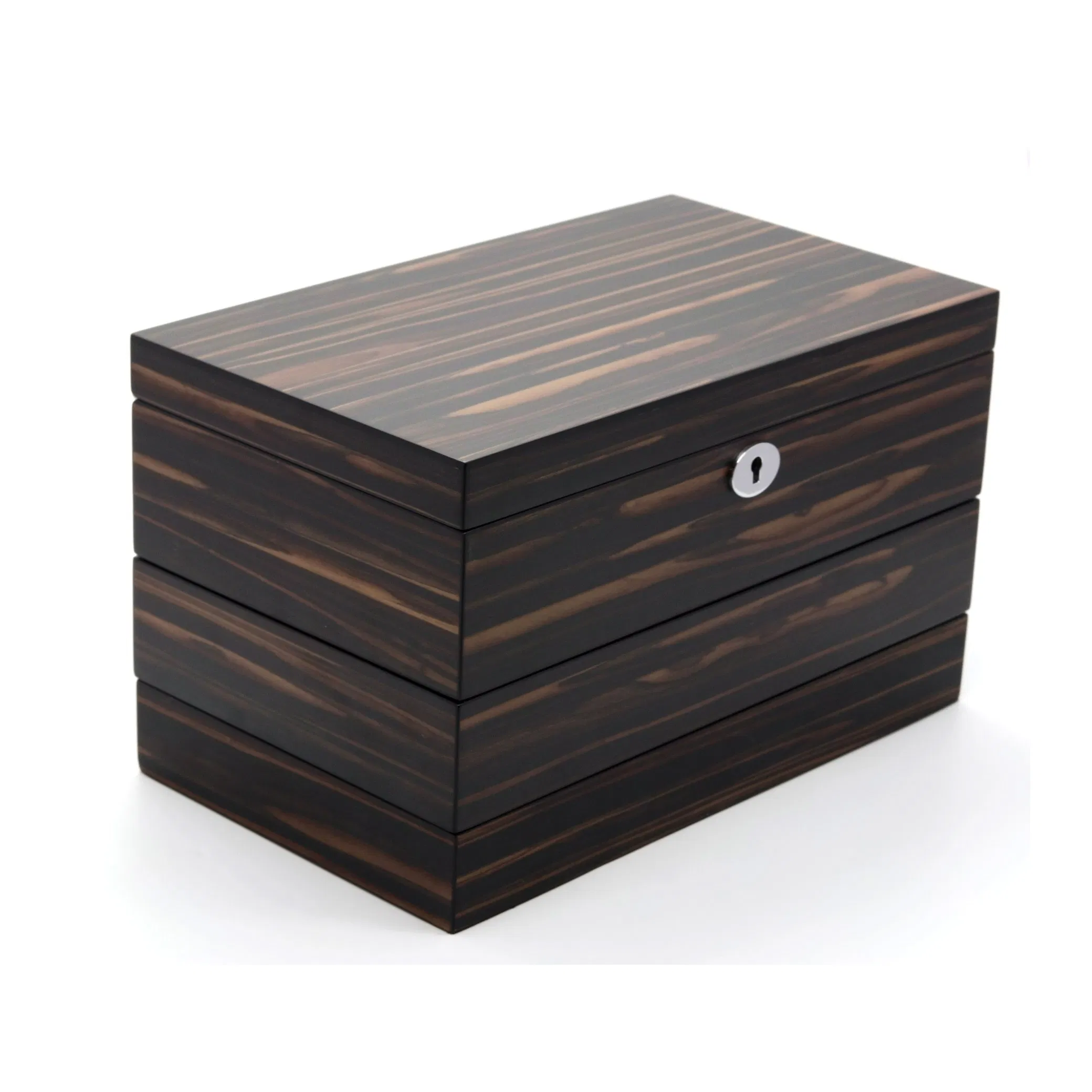 Custom Elegant Wooden Storage Box Texture Jewelry Gift Set Packaging Box
