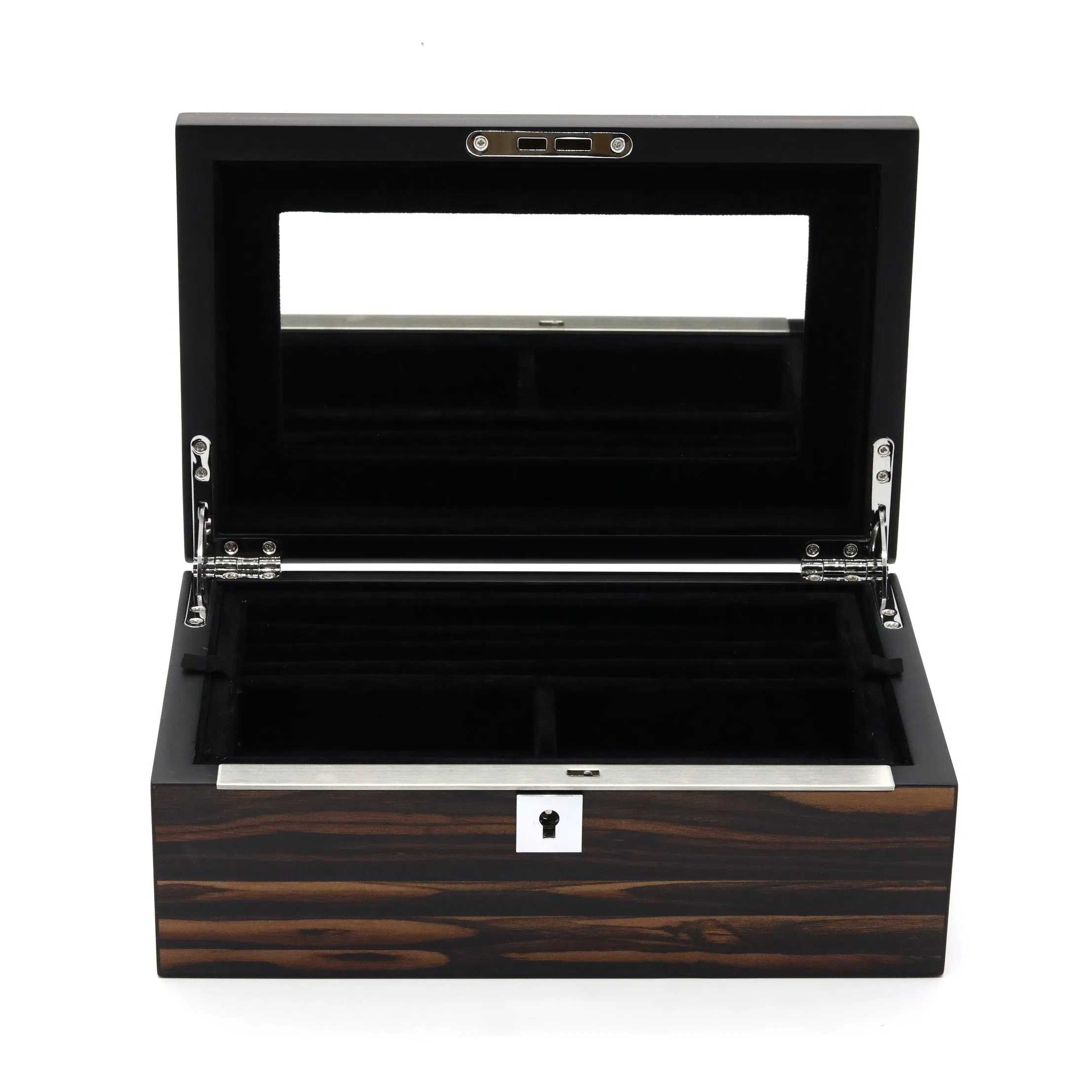 Custom Elegant Wooden Storage Box Texture Jewelry Gift Set Packaging Box