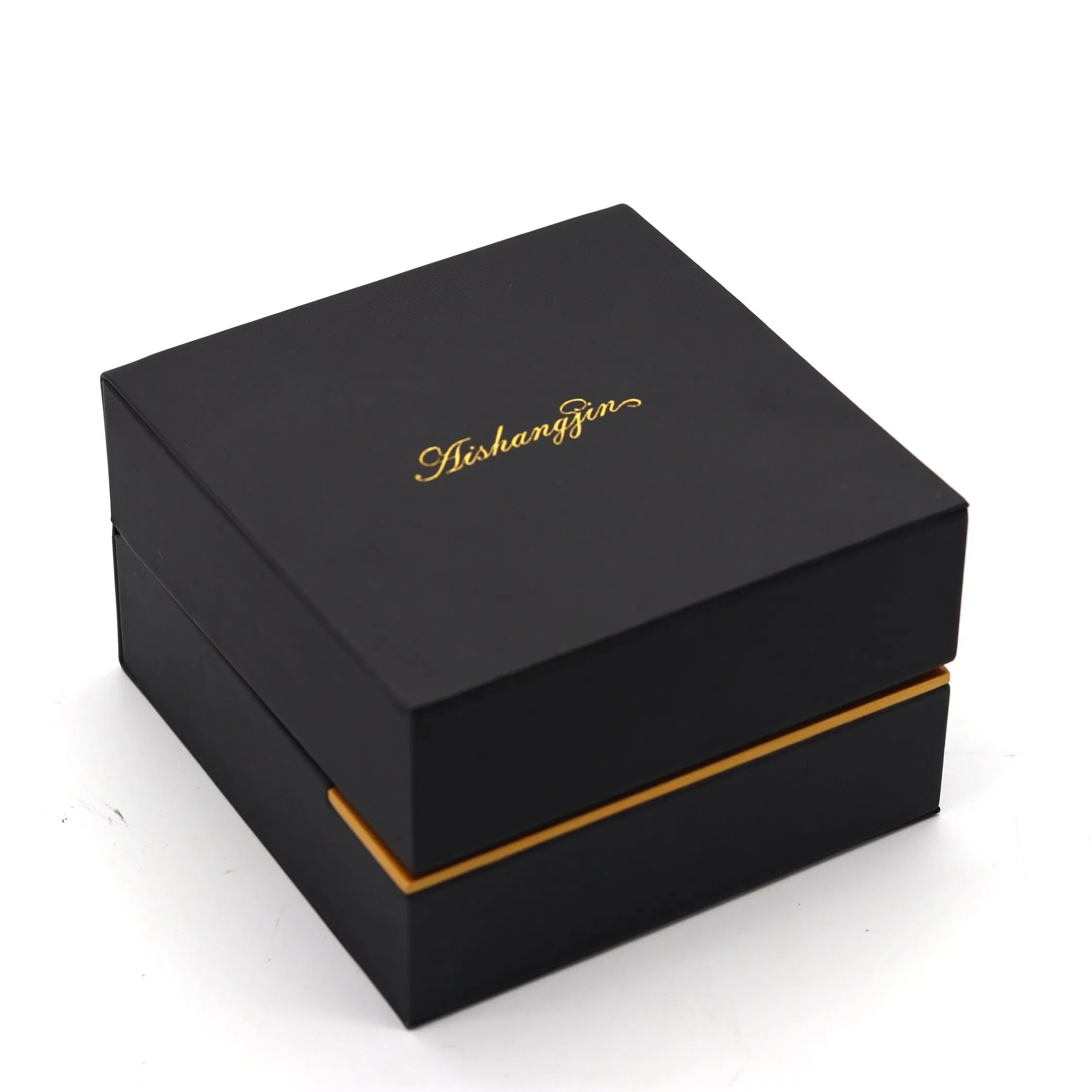 Custom Fashion Design Wooden Packaging PU Leather Watch Gift Box