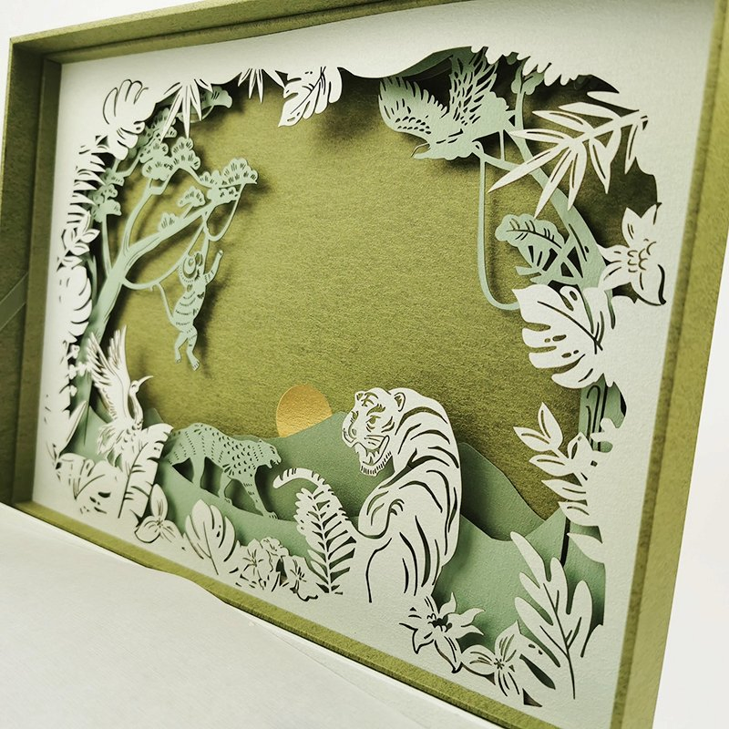 Custom Fashion Packaging Laser Pattern Art Paper Honey Storage Box for Gift