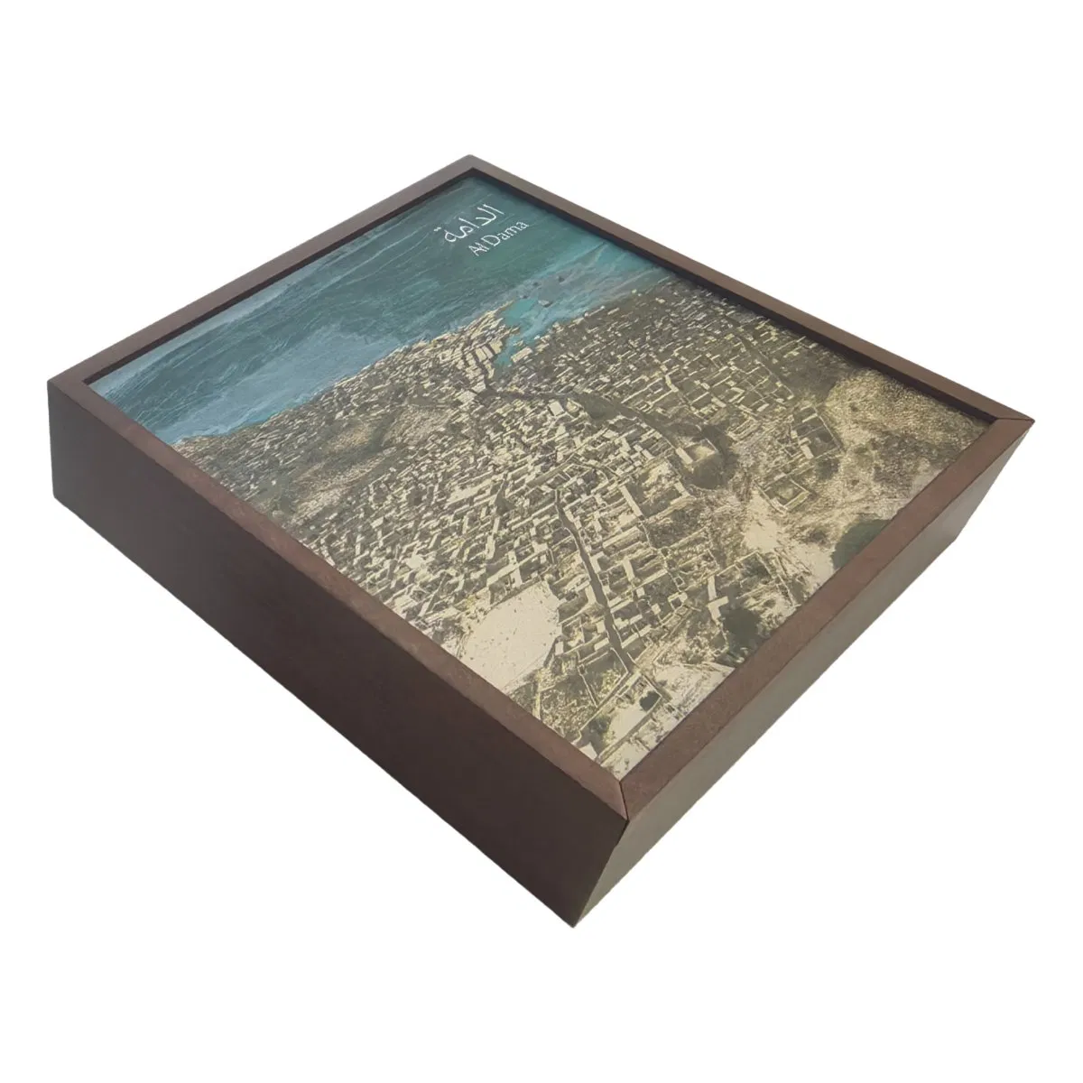 Custom Logo Handmade Sprayed Matte Paint Packing Box MDF Wooden Gift Box