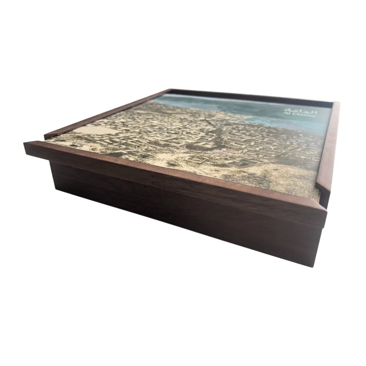 Custom Logo Handmade Sprayed Matte Paint Packing Box MDF Wooden Gift Box