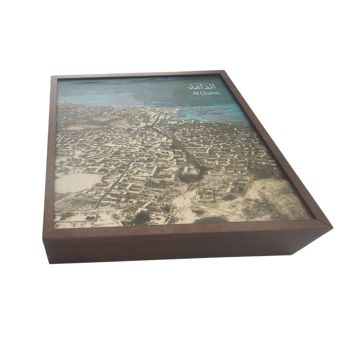 Custom Logo Handmade Sprayed Matte Paint Packing Box MDF Wooden Gift Box