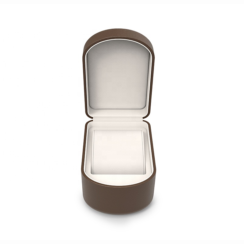 Custom Logo High End Luxury Plastic White Watch Gift Box with Packaging