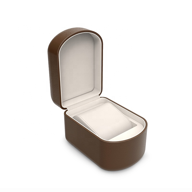 Custom Logo High End Luxury Plastic White Watch Gift Box with Packaging