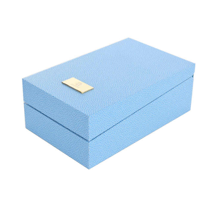 Custom Logo Plastic Cover PU Leather Paper Perfume Gift Packaging Jewelry Watch Makeup Box Velvet Cover EVA Lining