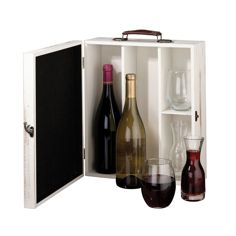 Custom Logo Printed Packaging Storage Box Wooden Gift Wine Box