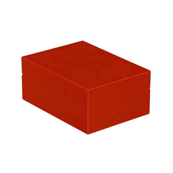 Custom Logo Solid Medium Density Fiberboard Wood Oil Gift Perfume Box White Black Red Cosmetics Wholesale Wood Frame Packaging