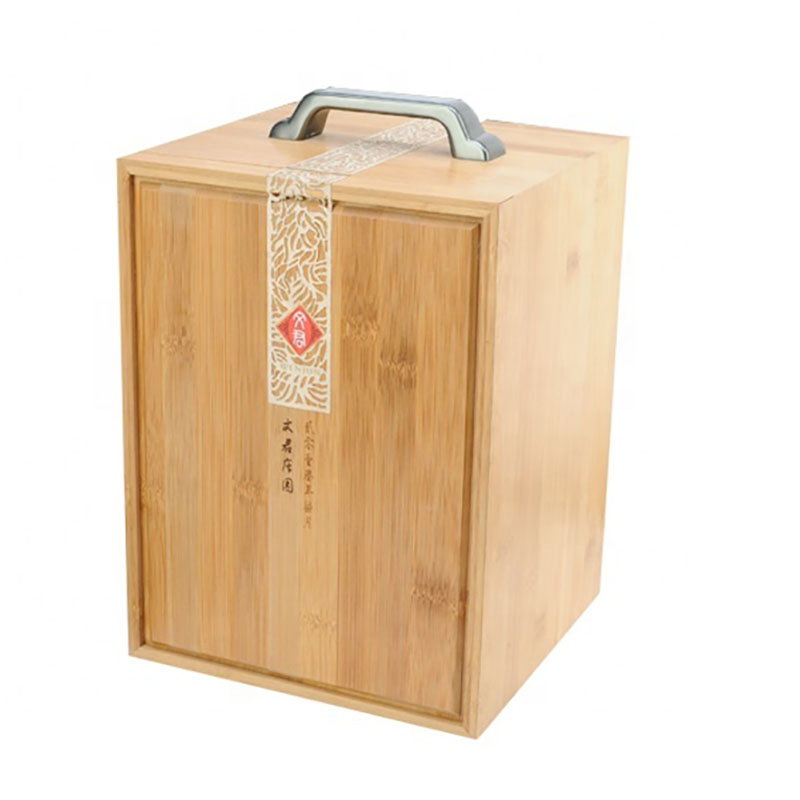 Custom Luxury Bamboo and Wood Packaging Wine Box for Gift