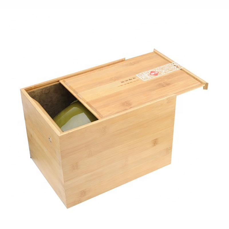 Custom Luxury Bamboo and Wood Packaging Wine Box for Gift