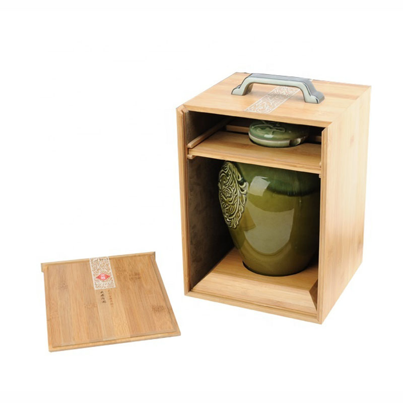 Custom Luxury Bamboo and Wood Packaging Wine Box for Gift