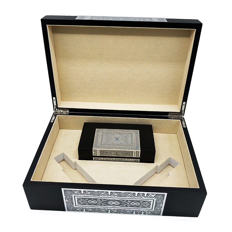 Custom Luxury Design Rectangle Wooden Packaging Gift Box for Perfume