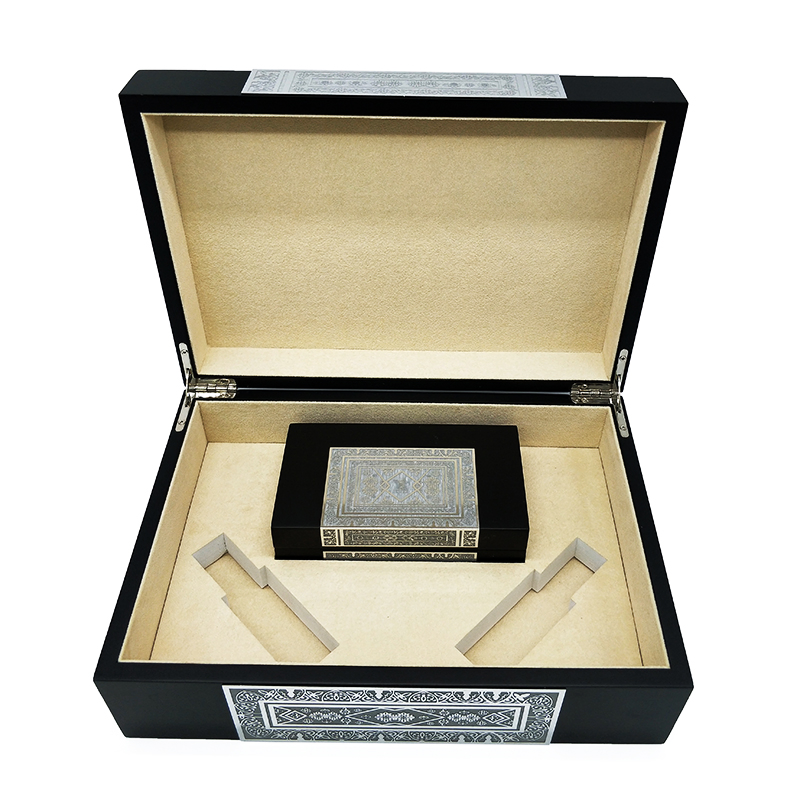 Custom Luxury Design Rectangle Wooden Packaging Gift Box for Perfume