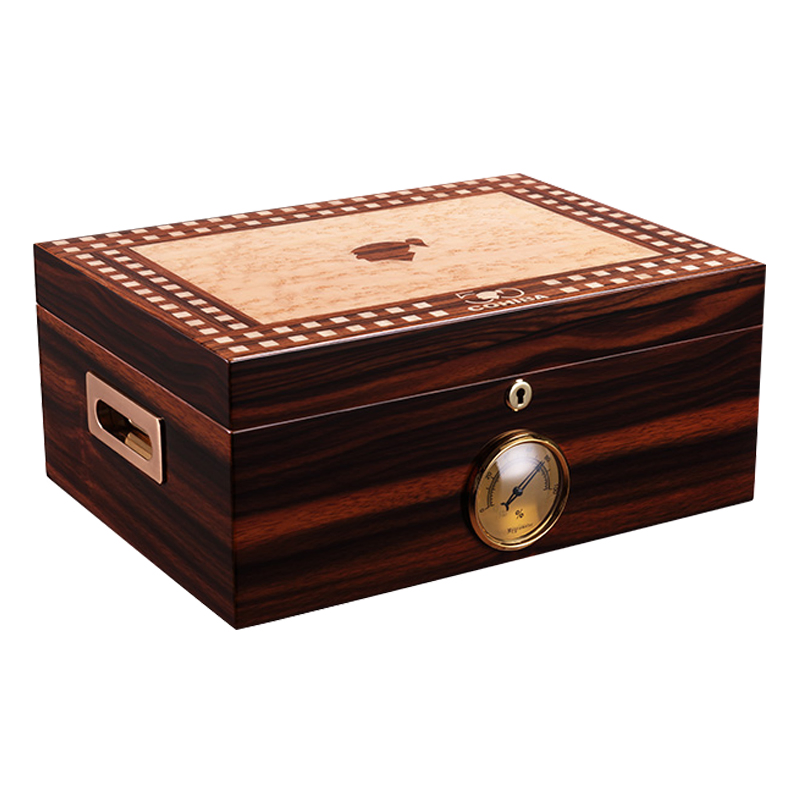 Custom Modern Luxury Spanish Cedar High Gloss Piano Lacquer Wooden Cigar Box
