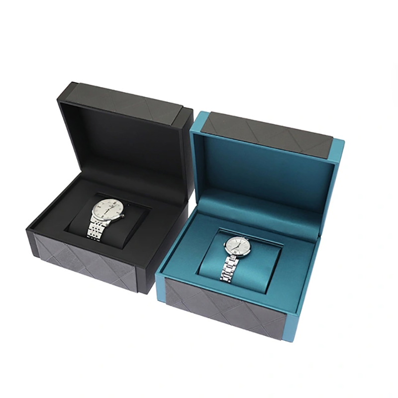 Custom PU Leather Watch Gift Box for Storage Packaging