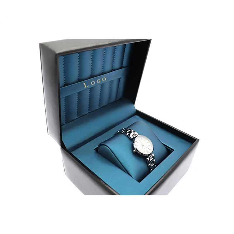 Custom PU Leather Watch Gift Box for Storage Packaging