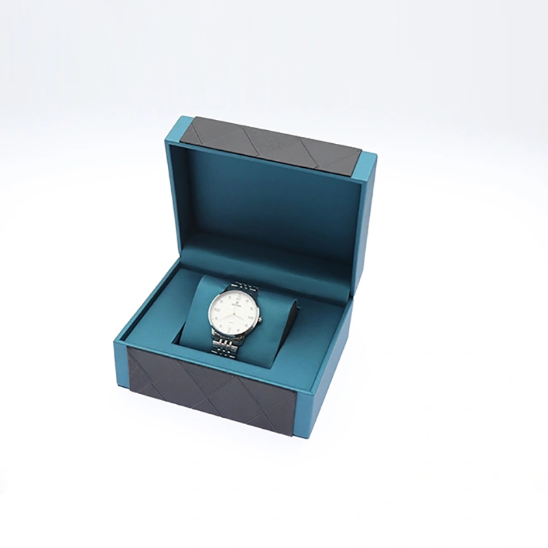Custom PU Leather Watch Gift Box for Storage Packaging