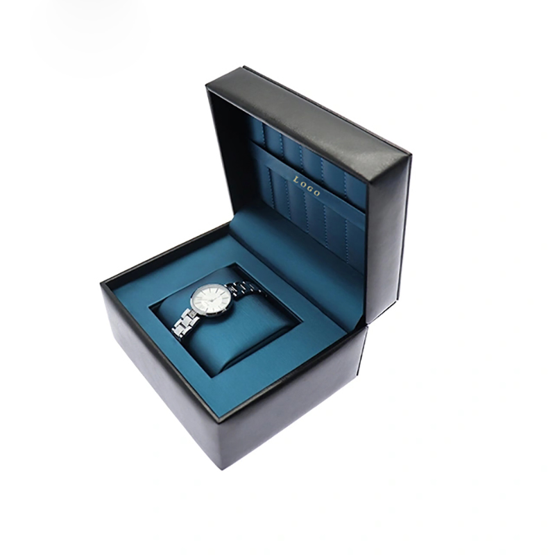 Custom PU Leather Watch Gift Box for Storage Packaging