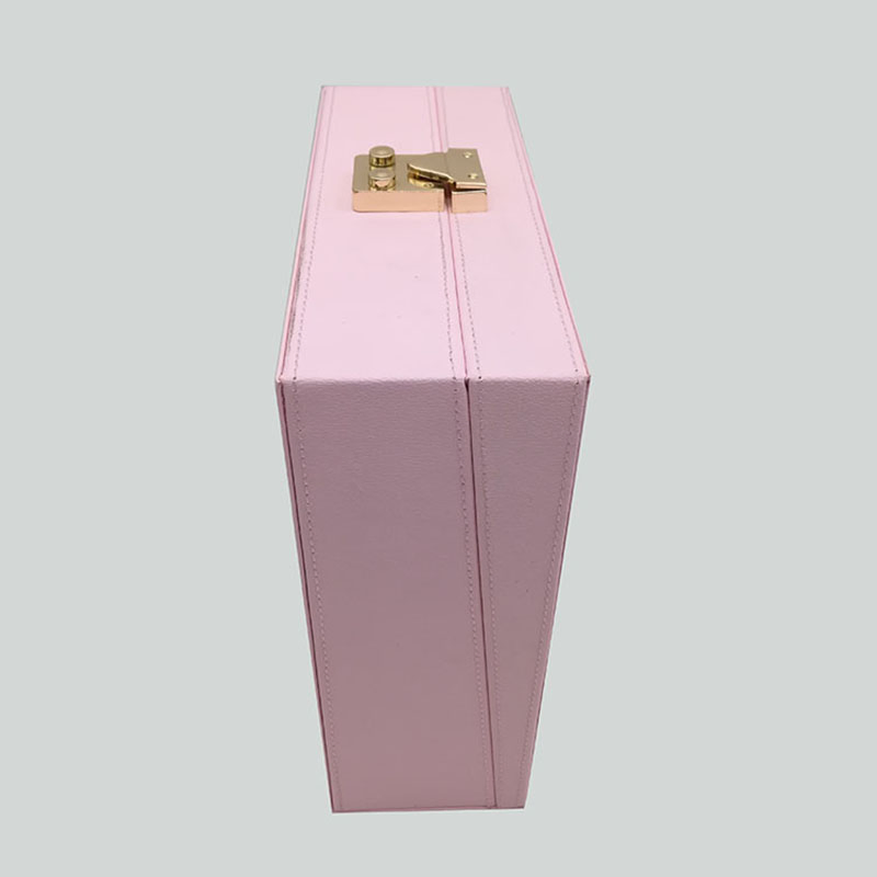Custom Pink Color Cosmetics Storage Paper Gift Packaging Box