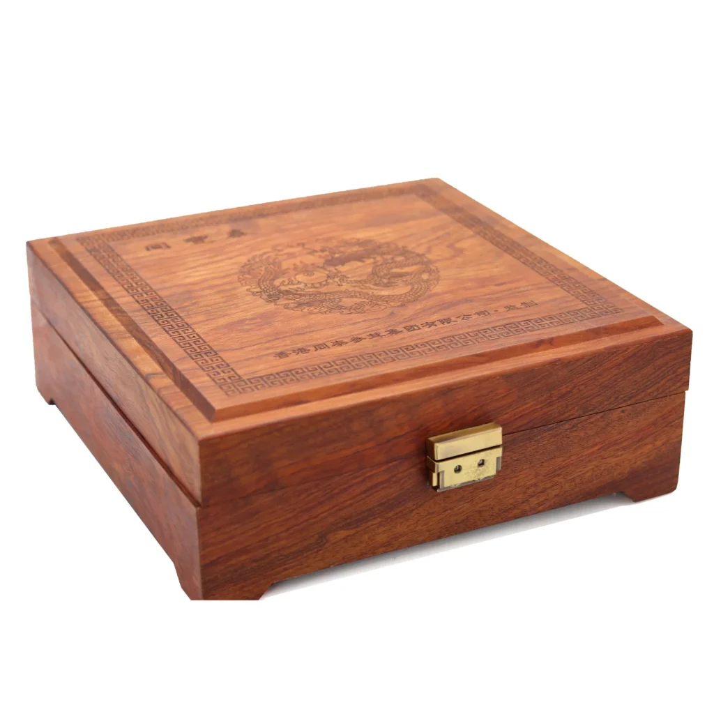 Custom Rosewood Rigid Gift Wooden Packaging Health Care Product Gift Box