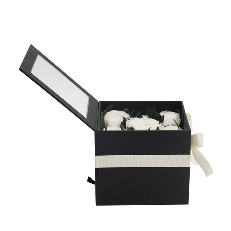 Custom Size Exquisite Eternal Flower Gift Box for Jewellery Packaging