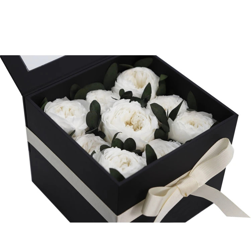 Custom Size Exquisite Eternal Flower Gift Box for Jewellery Packaging