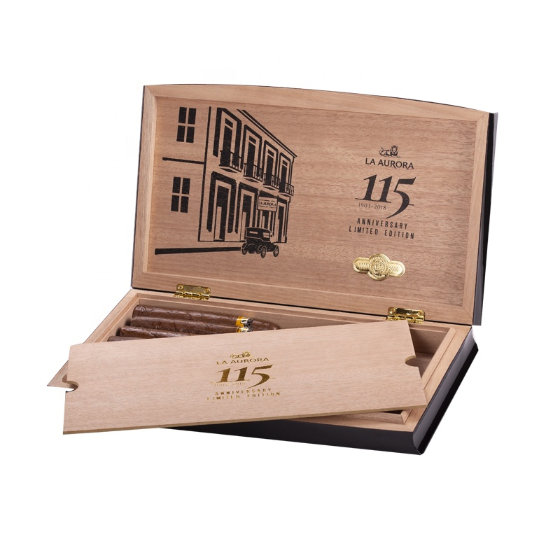 Custom Spanish Cedar Wooden Cigar Packaging Gift Box