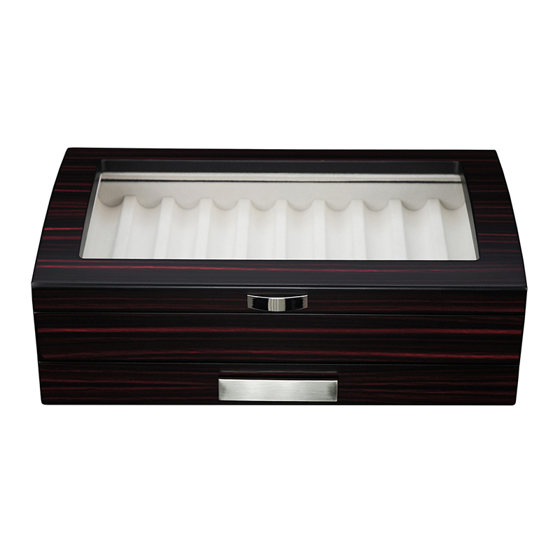 Custom Wooden Packaging Boxes Pen Gift Box with Storage