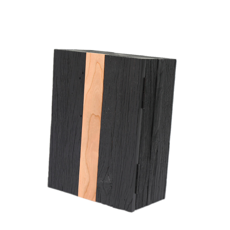 Customized Barn Wood Wine Shipping Box Rustic Wooden Packaging Box