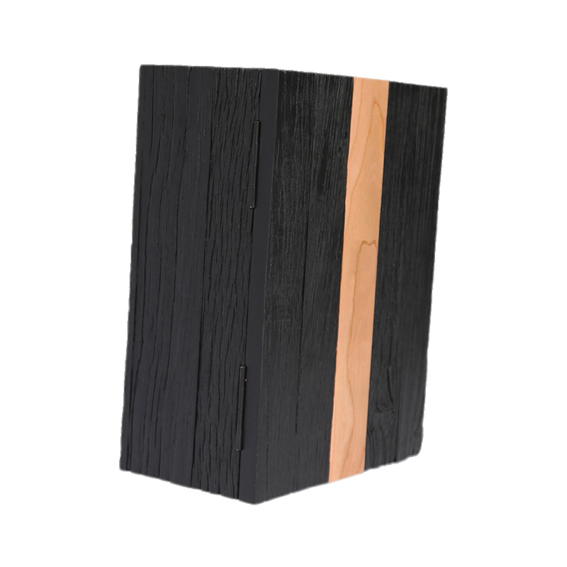 Customized Barn Wood Wine Shipping Box Rustic Wooden Packaging Box