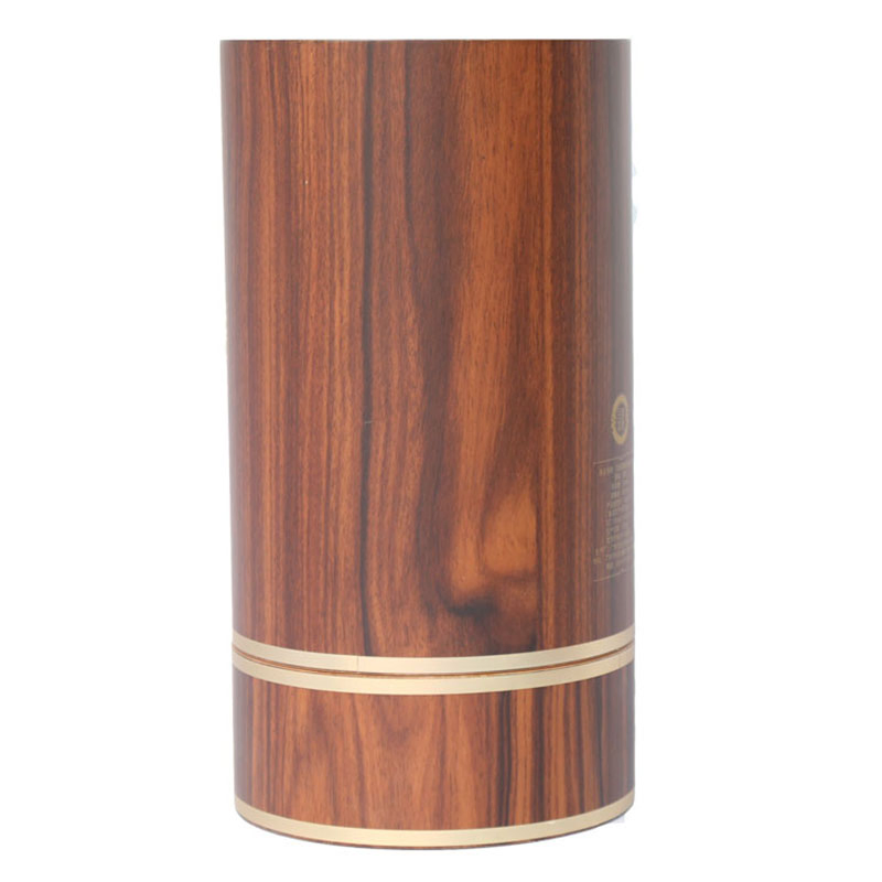Customized Design High End Matt Finish Wooden Round Wine Box