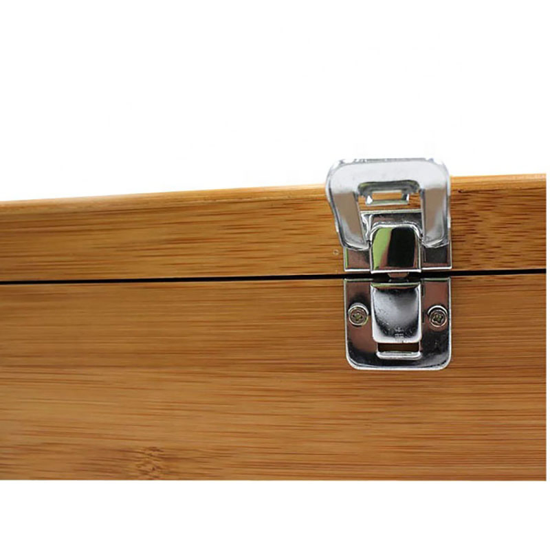 Customized High End Rectangle Luxury Bamboo Wooden Wine Gift Box